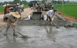 Quy định các khu vực sử dụng kết cấu mặt đường bê tông xi măng